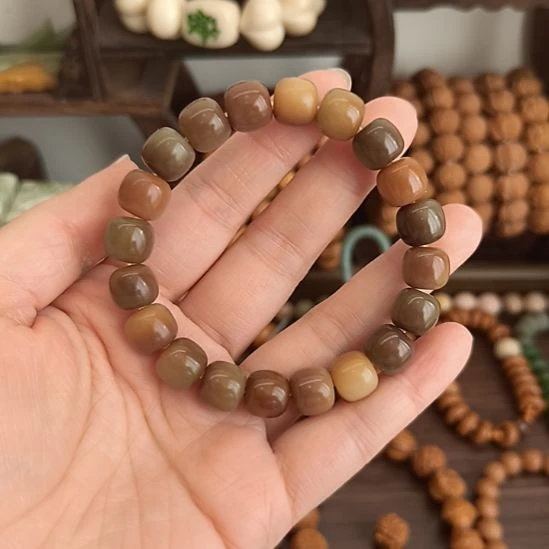 手串菩提根/象牙果瑕疵福利款彩色
