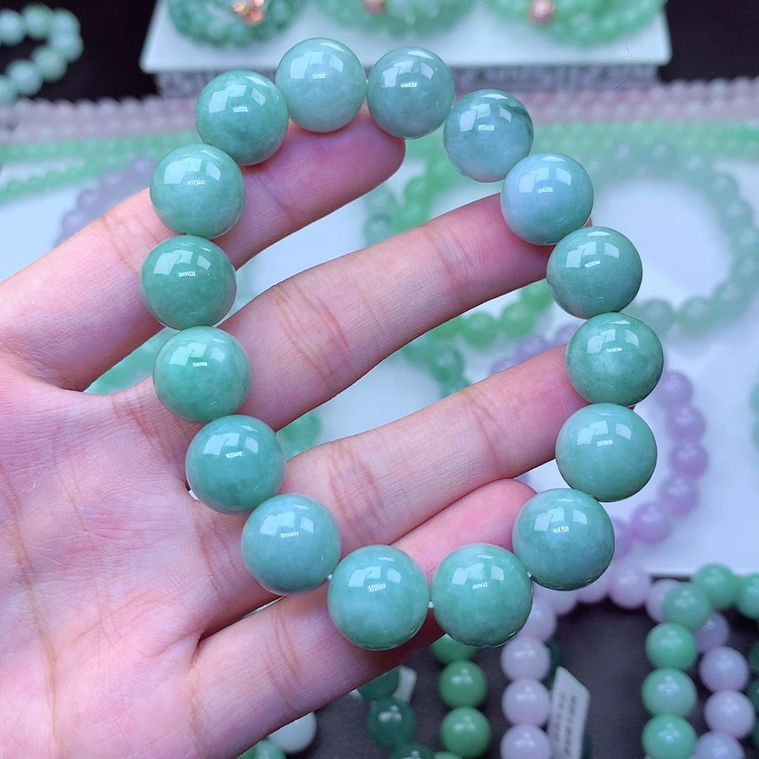 翡翠未镶嵌毛衣链