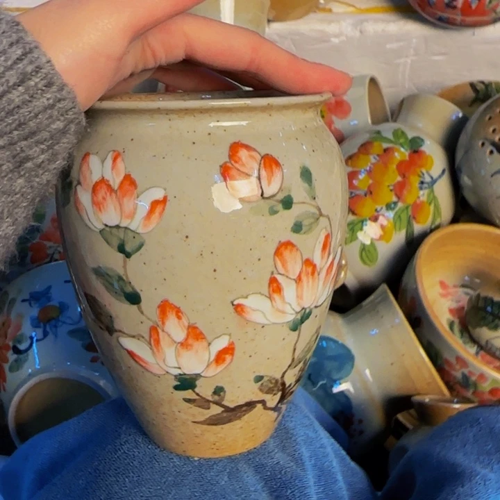 瓷片景德镇陶瓷手工手绘