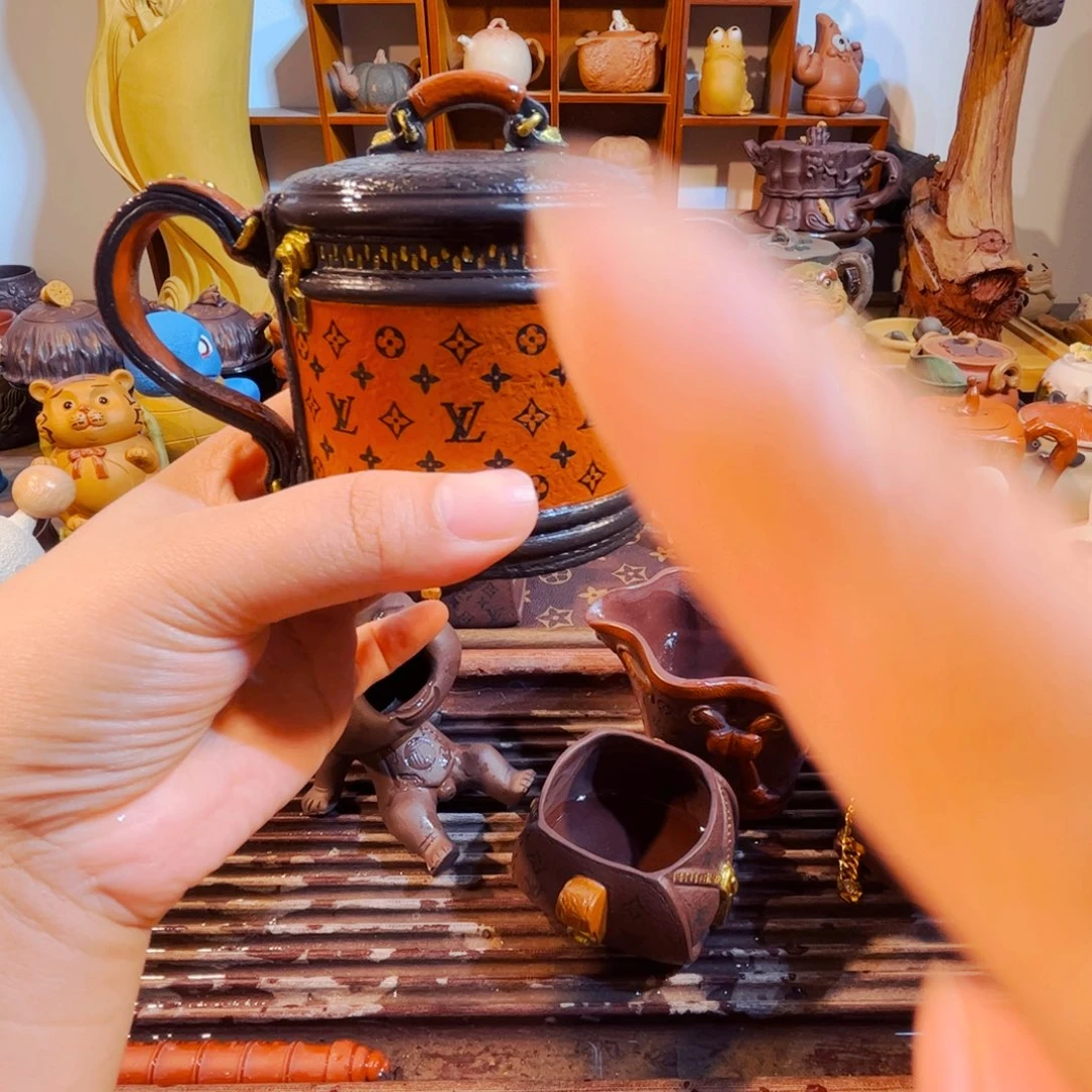 一***花茶壶紫砂纯手工制作过程