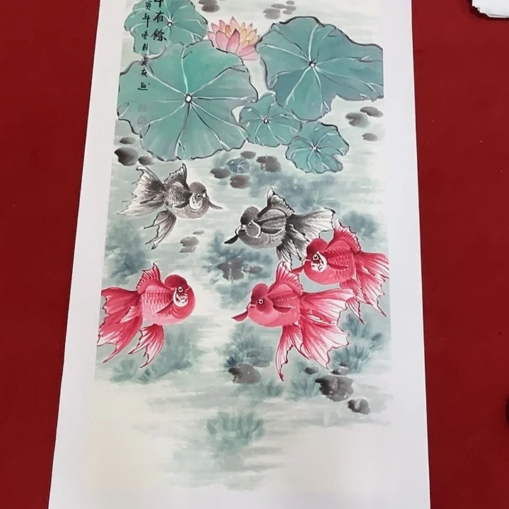 国画国画作品展示会上发表