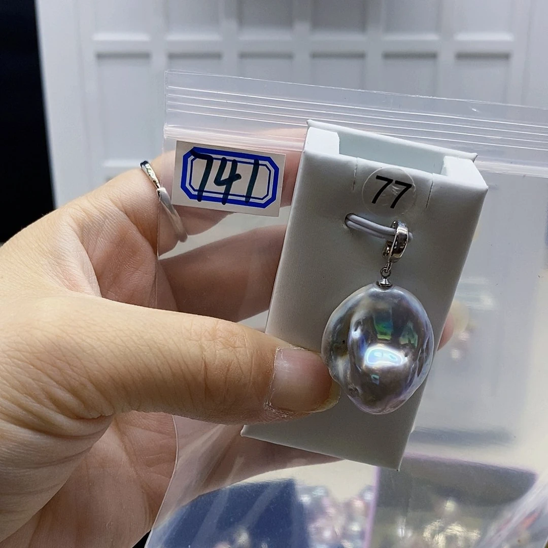 颈饰合金淡水珍珠
