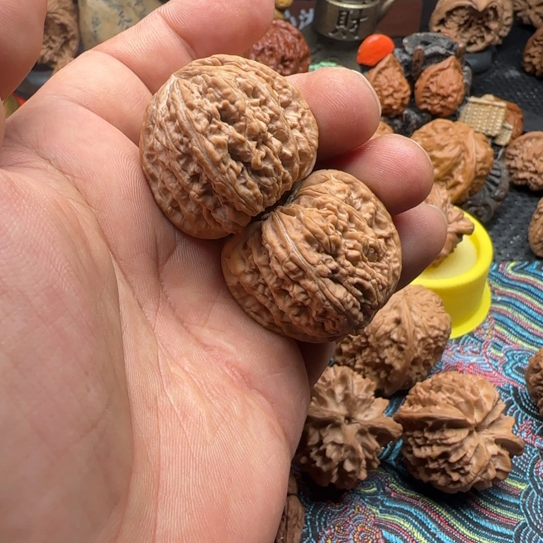 吊坠文玩核桃全品密纹37