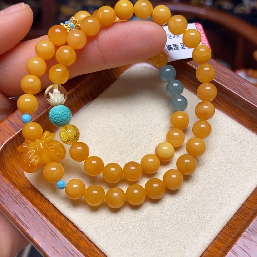 【闪购商品】蜜蜡手链未镶嵌手串