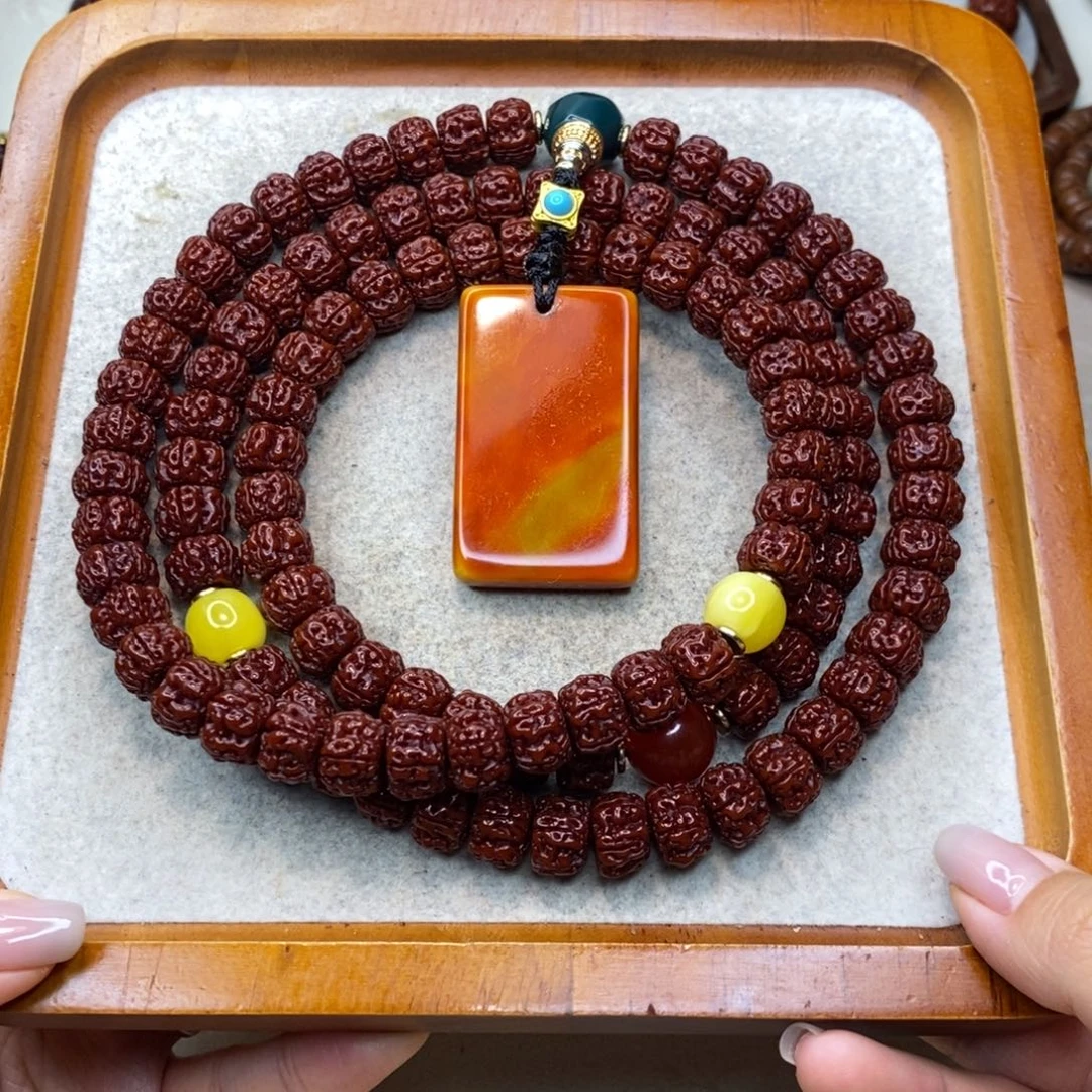 金刚菩提吊坠盘龙108 11