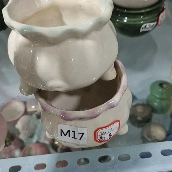 微瑕陶瓷花盆满12包邮