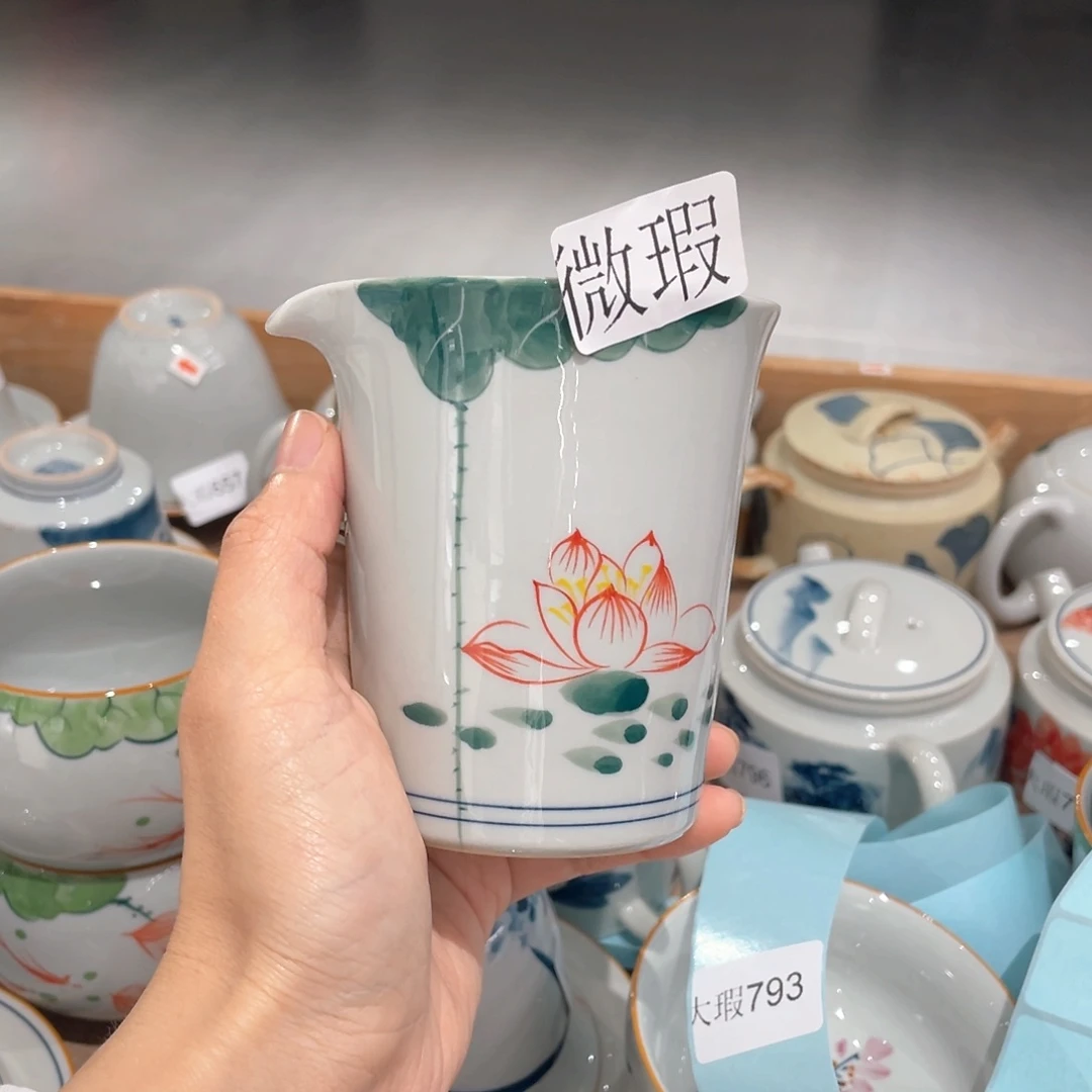 釉下彩纯手绘微瑕