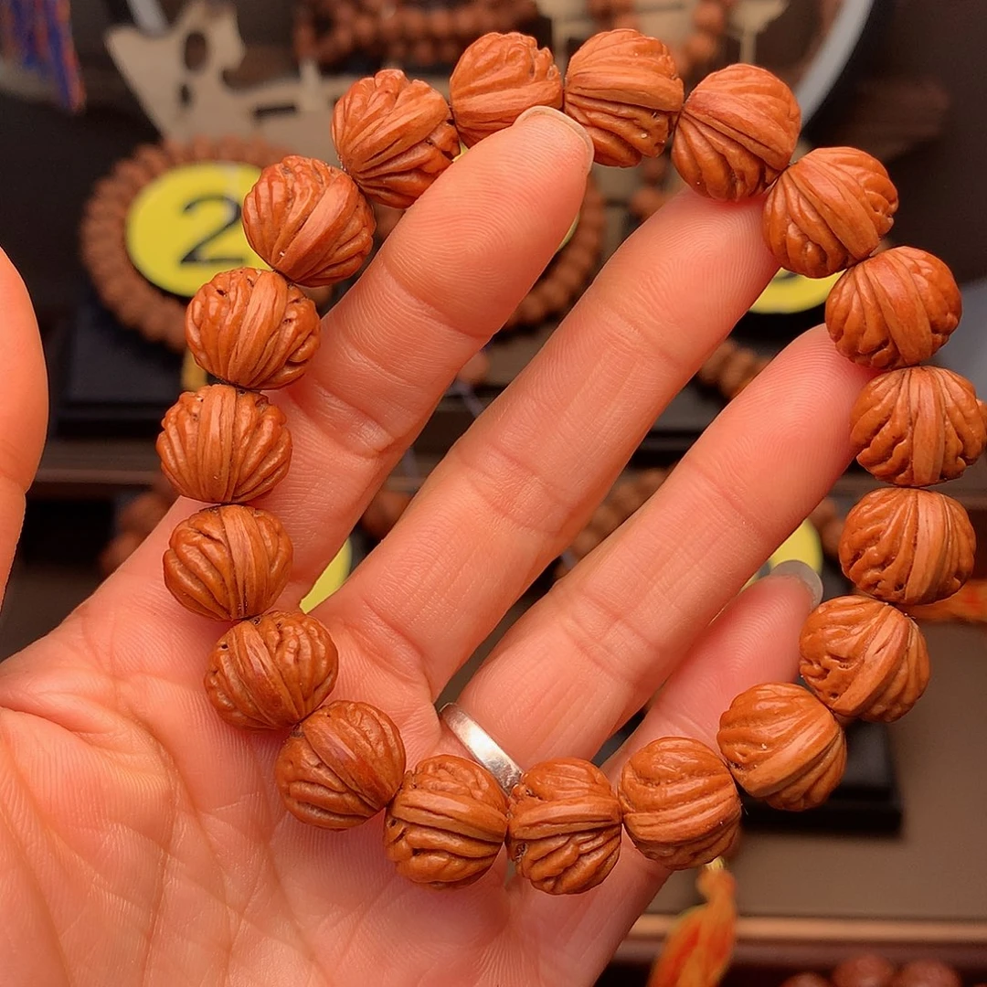 桃核吊坠殷*野生火麒麟14