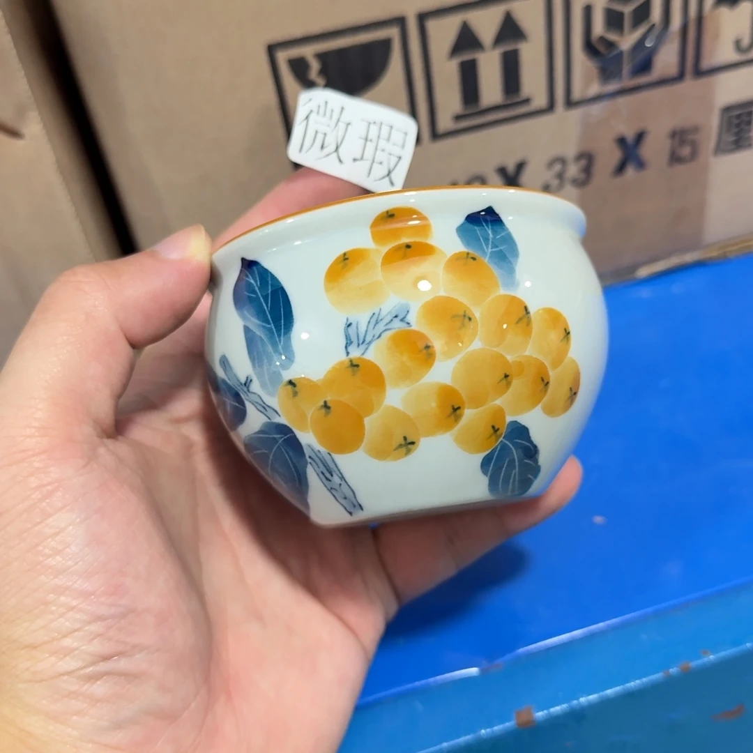 釉下彩纯手绘微瑕