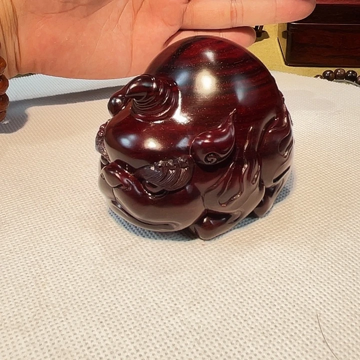 檀香紫檀（小叶紫檀）全品谛听219克