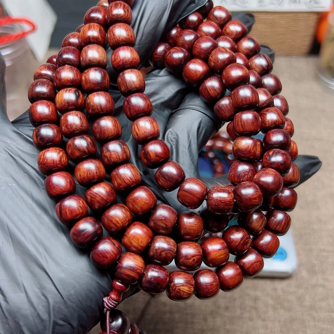 木下**吗海南红降黑金1.0老型108颗450