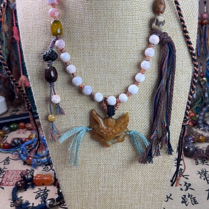 玛瑙/玉髓未镶嵌颈饰