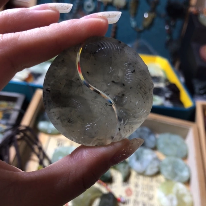 岫玉未镶嵌岫玉挂件