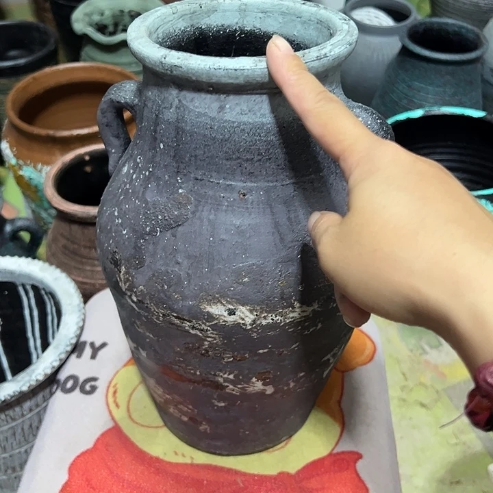 粗陶盆默认打孔高28口12
