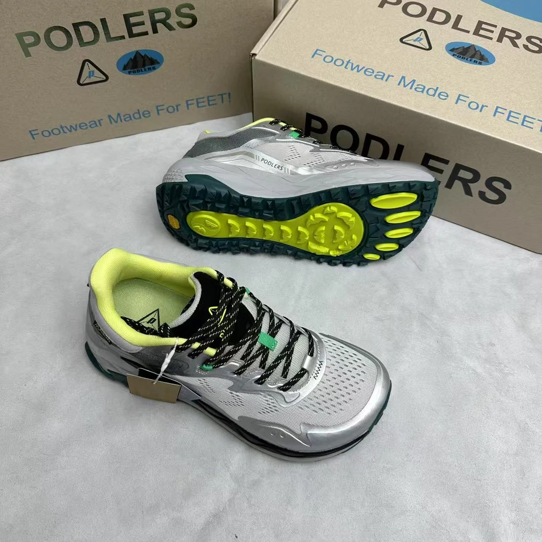 PODLERS新款男士透气舒适登山鞋越野户外透气鞋运动鞋宽脚掌