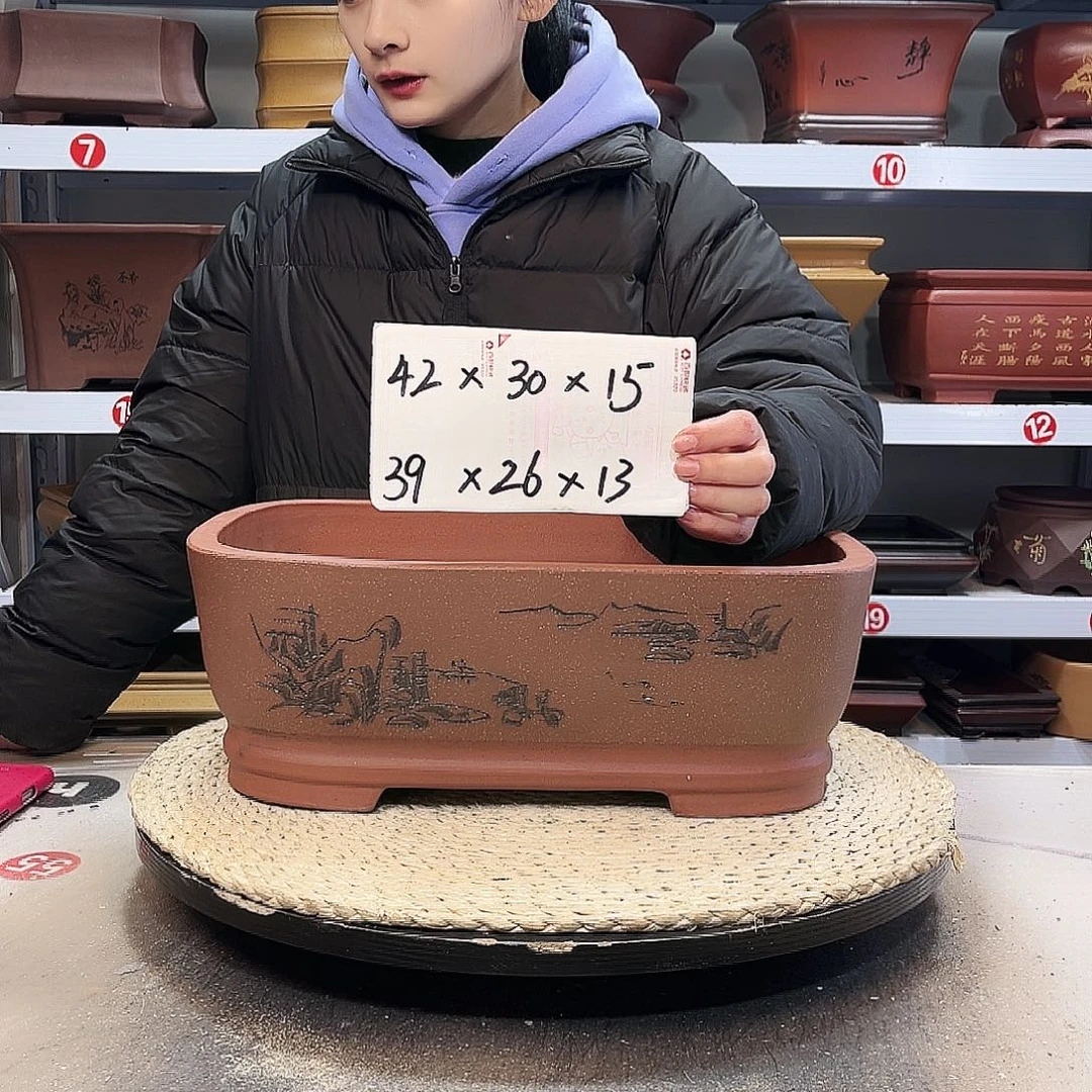 紫砂花盆紫砂花盆