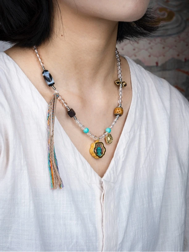 【绿悠之心】绿度母 菩提 叶子手绘唐卡