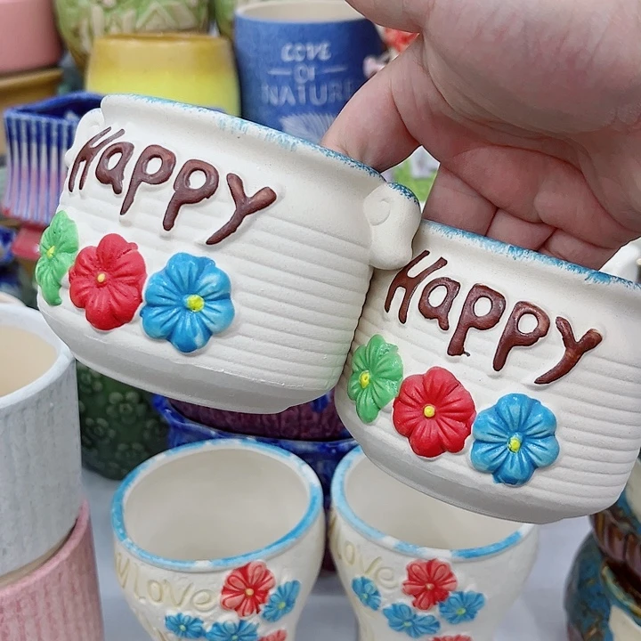 多肉植物陶瓷花盆9.99包邮