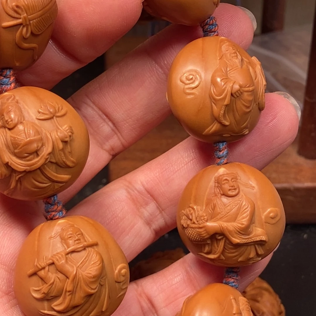 橄榄核手串/手链2.5八仙