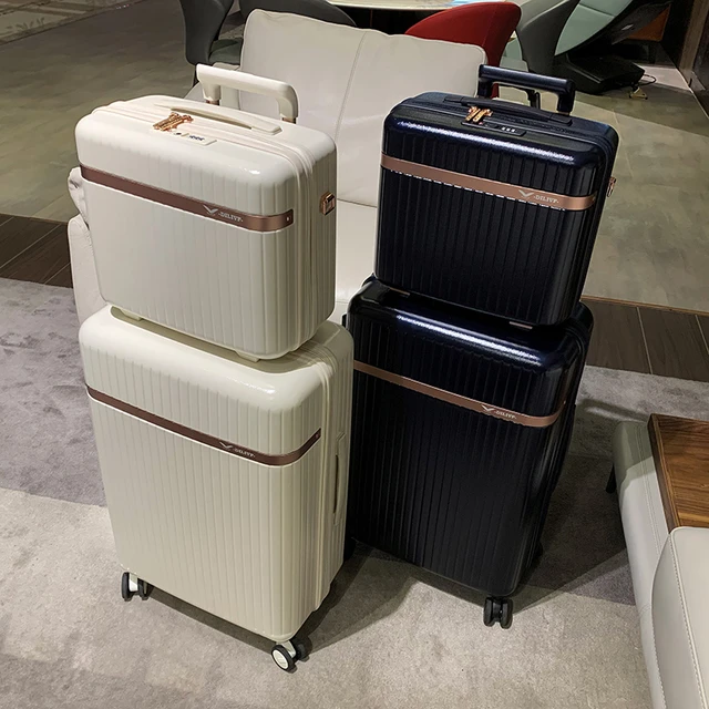 子母箱行李箱2025新款女高颜值高级感白色旅行皮箱拉杆箱24寸20