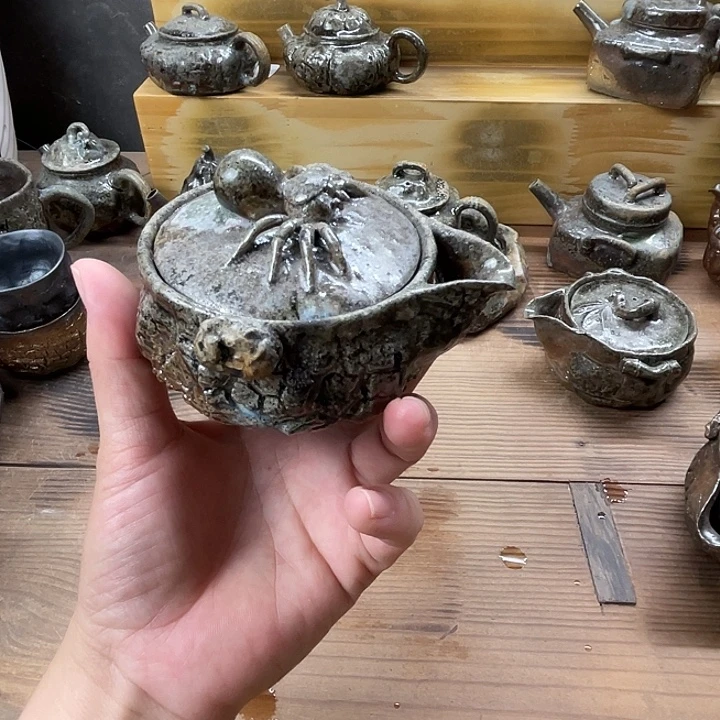 柴烧茶器福利茶壶