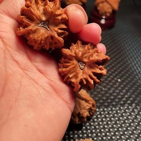 吊坠文玩核桃35mm野生龙门涧三棱