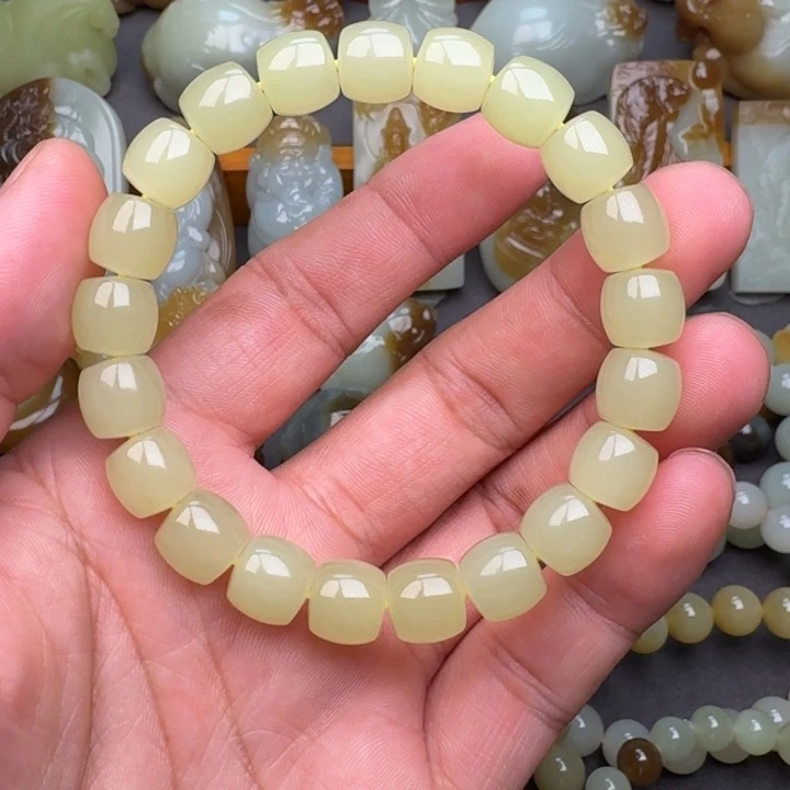 和田玉手串未镶嵌V****h