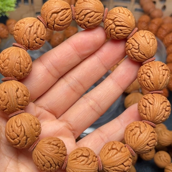 桃核手串龙纹桃核11