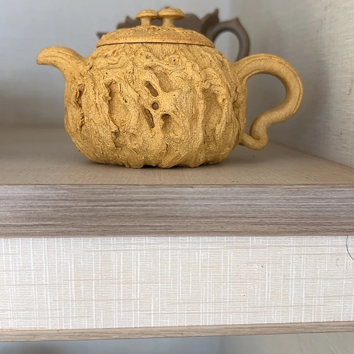 紫砂茶壶高温本绿180cc供春