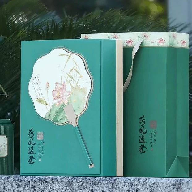 荷风送香  茉莉花茶飘雪  茶叶礼盒装 高山绿茶 送礼x60