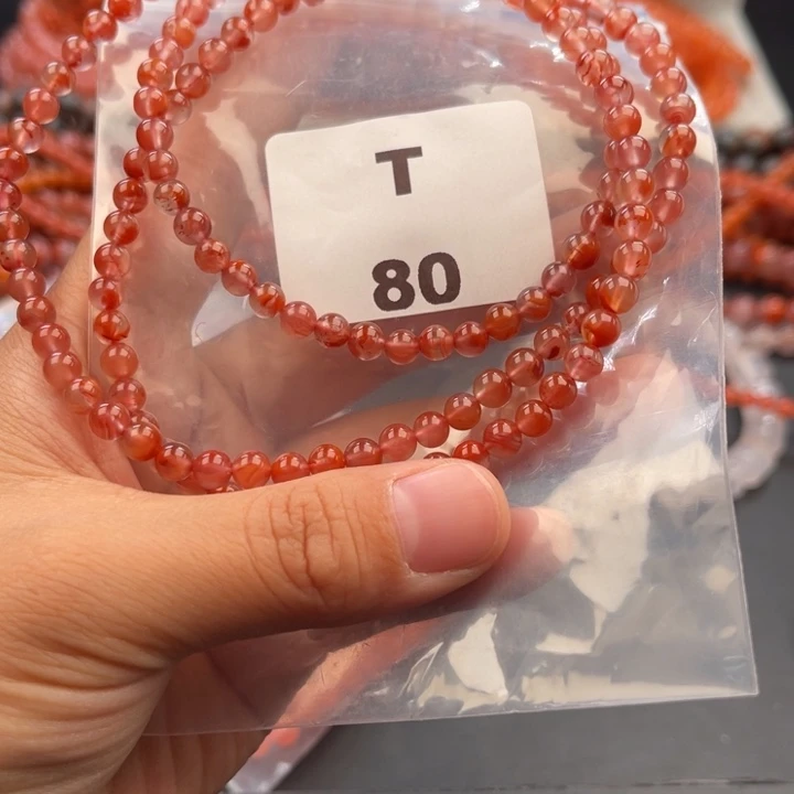 南红玛瑙未镶嵌多样性发货默认微瑕称重5mm