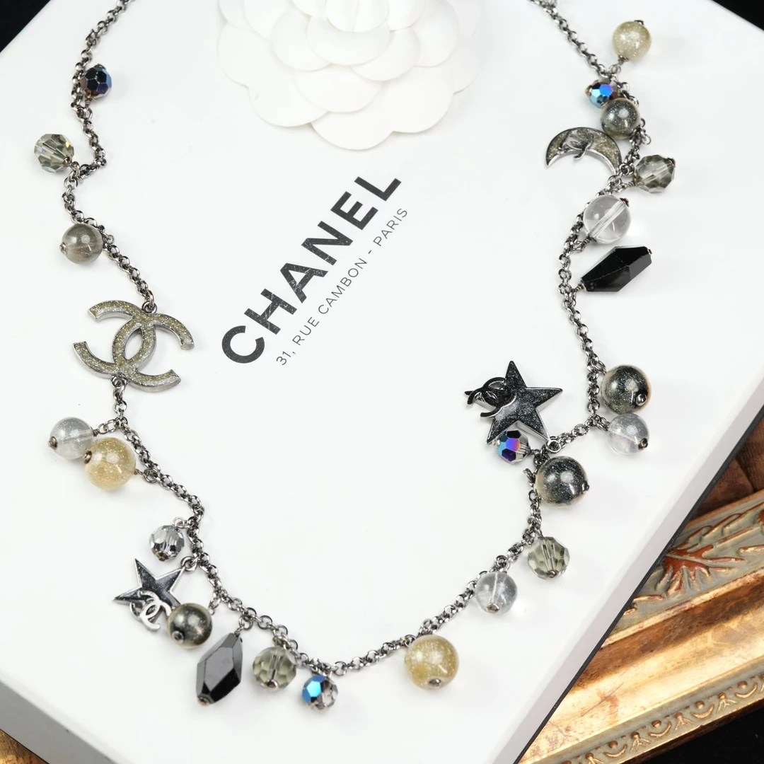 95新 Chanel/香奈儿 柚礼/香奈儿枪色多元素项链lz509640