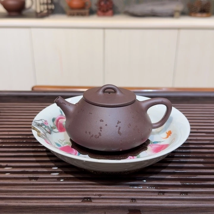 茶壶紫砂石瓢力宝山紫泥紫砂壶