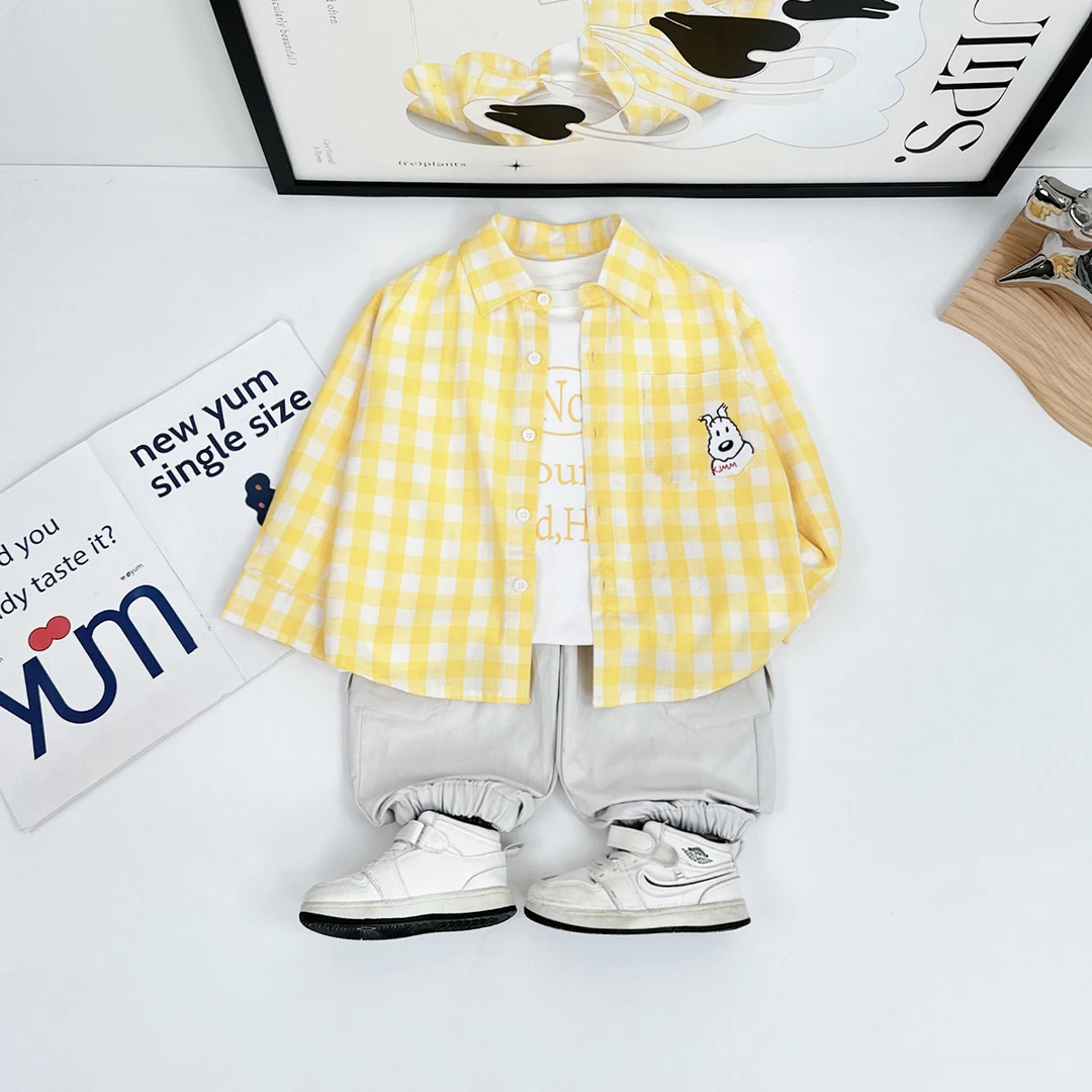 男童套装2025新款春装儿童上衣两件套洋气 WG28142 悠悠童话童装