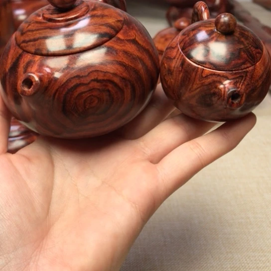 荣***腾海南黄花梨2把把壶