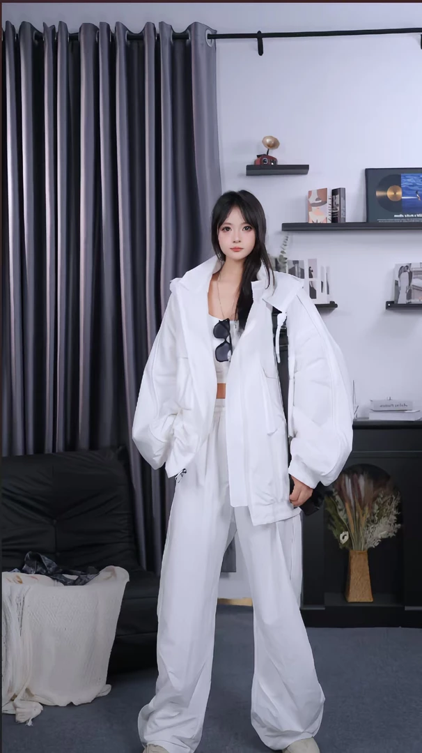 秋款新品首发帽子可收设计原创外套男女同款秋季宽松运动速干套装