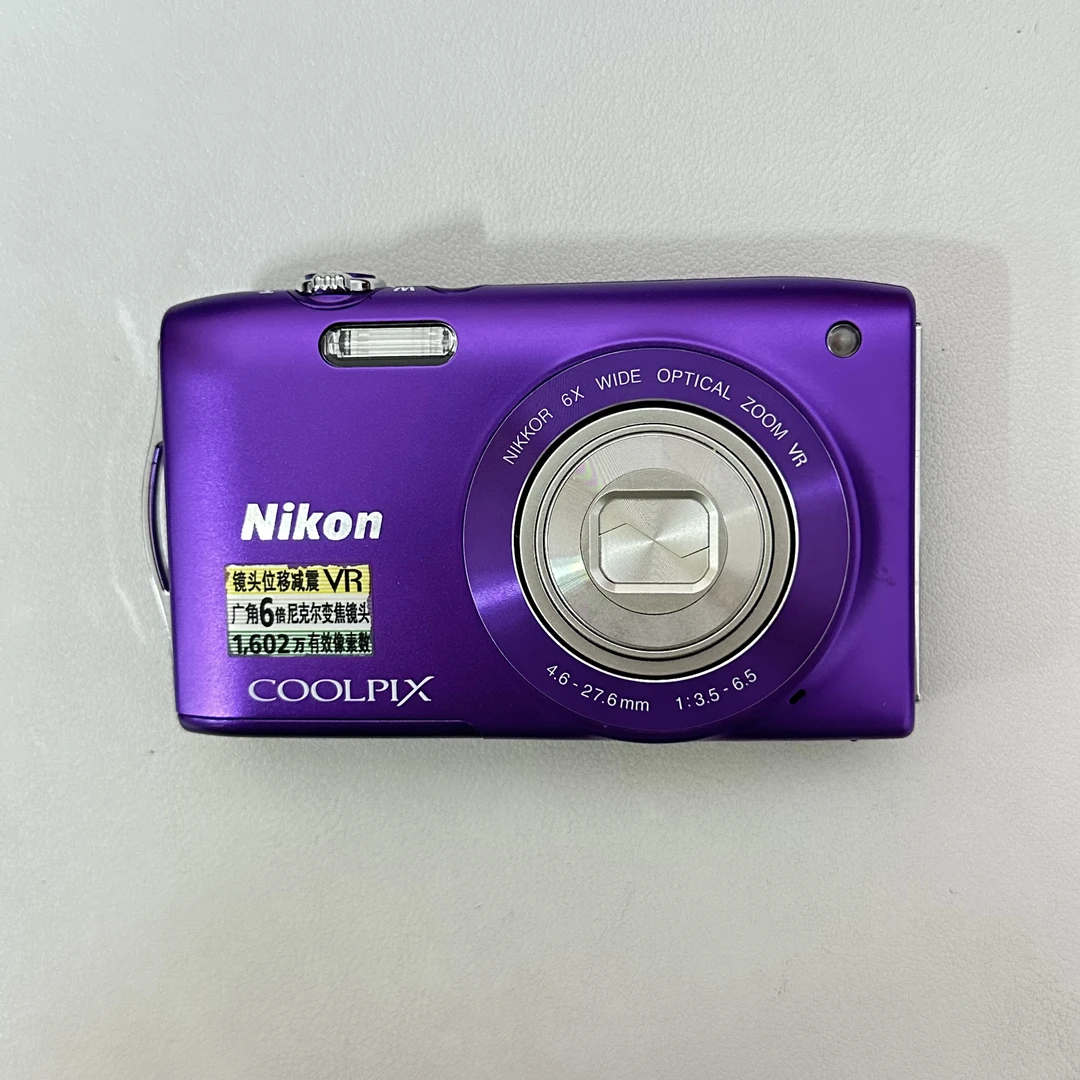 9新 Nikon/尼康 s3300精品1600w像素6倍光变冷暖都可拍