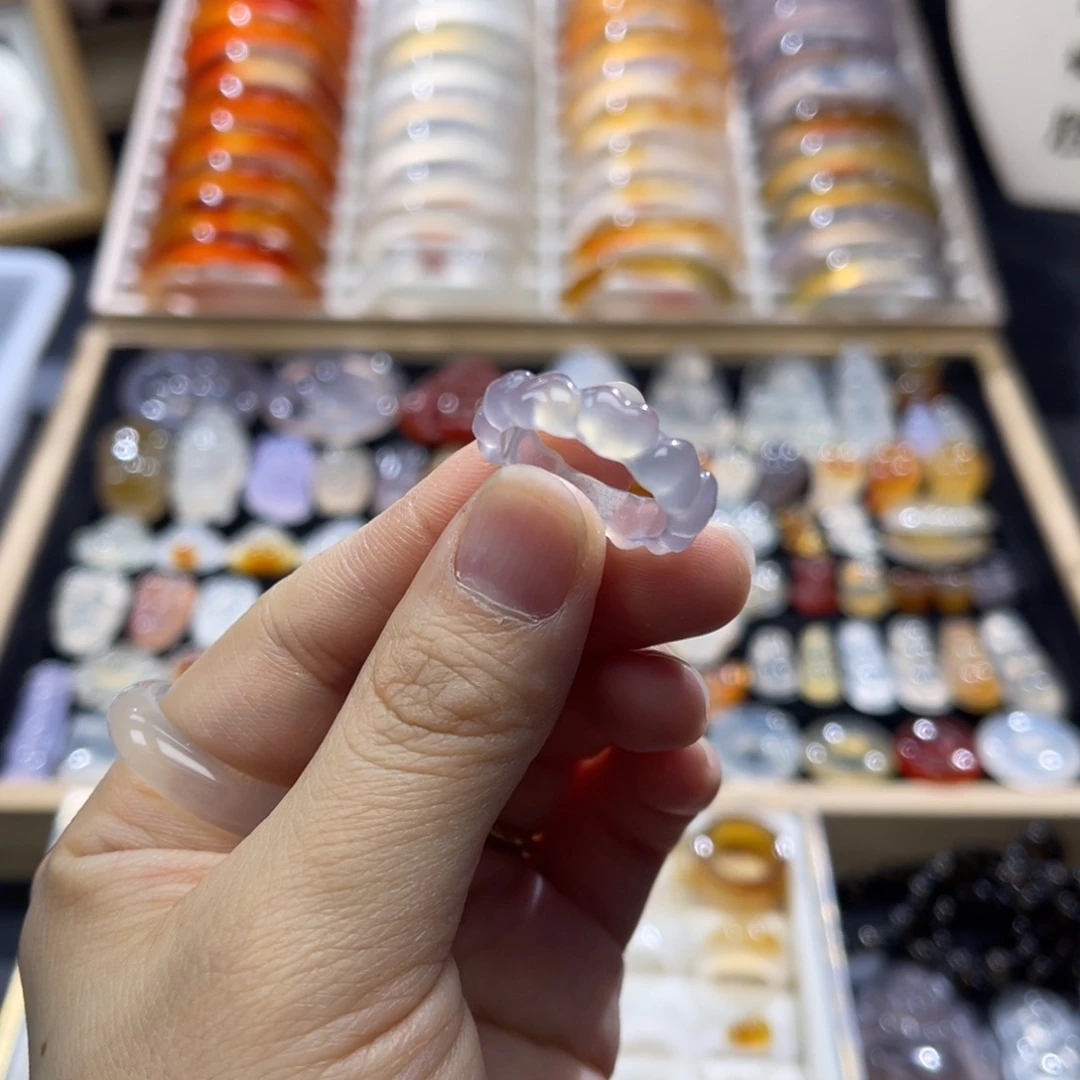 玛瑙/玉髓未镶嵌戒指