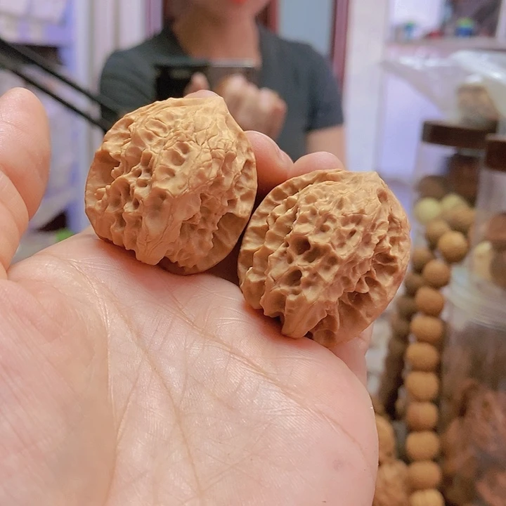【闪购商品】文玩核桃把件34白蛇谷小众