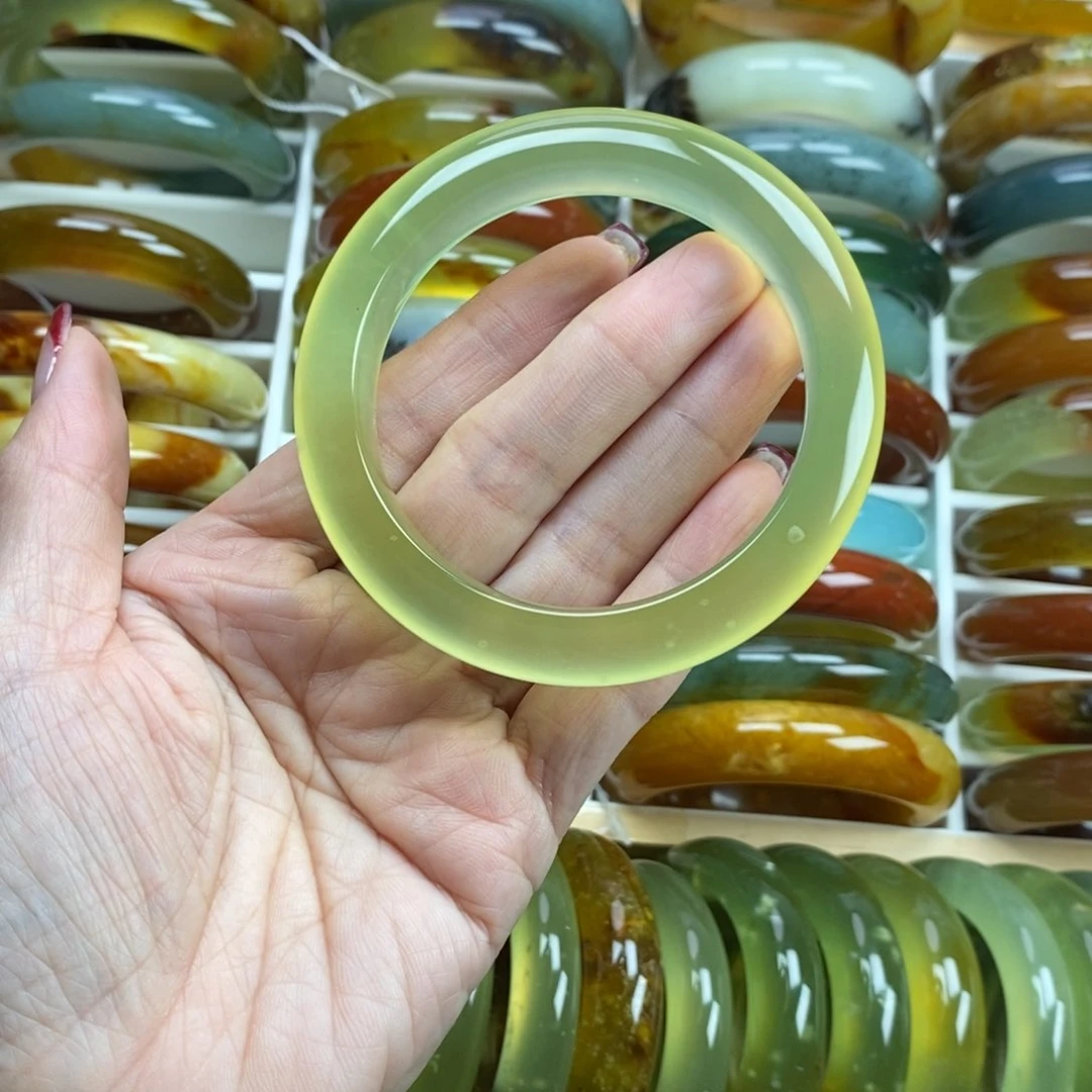 未镶嵌蛇纹石玉手镯59