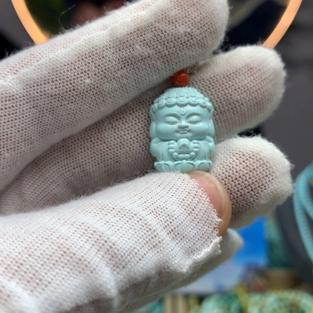 绿松石挂件未镶嵌