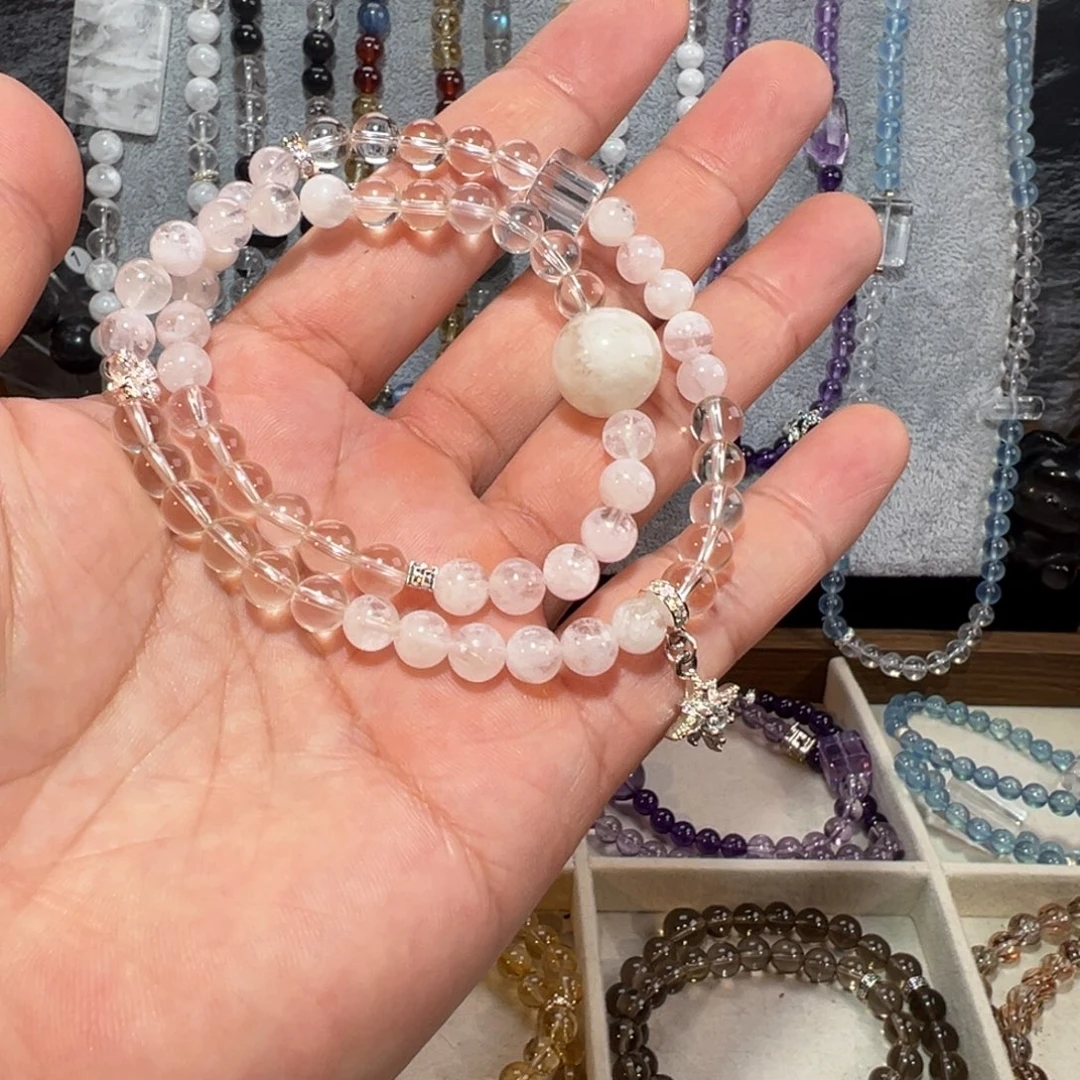 未镶嵌水晶珠宝半成品