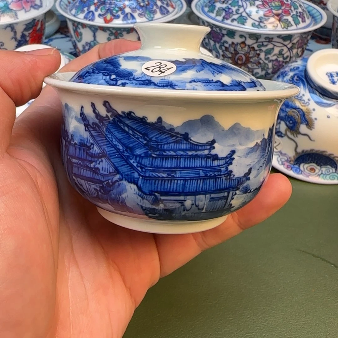 景德镇手工手绘茶具284