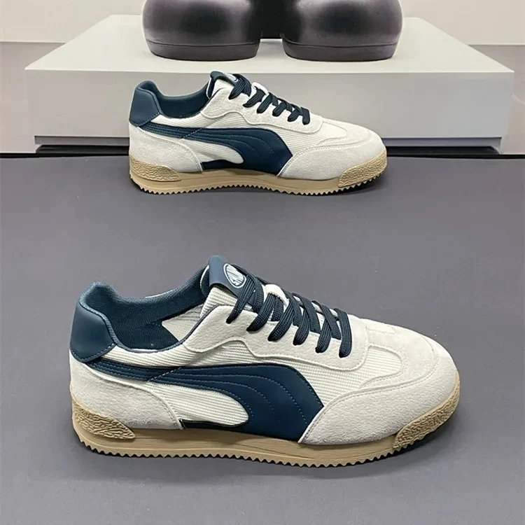 网红爆款男鞋秋季网面透气百搭休闲板鞋男士轻便运动软底阿甘潮鞋