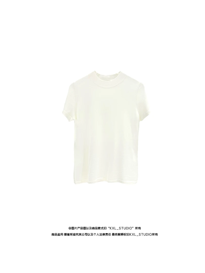 KXL-STUDIO｜“纤维皇后 ”真丝羊毛半袖20527