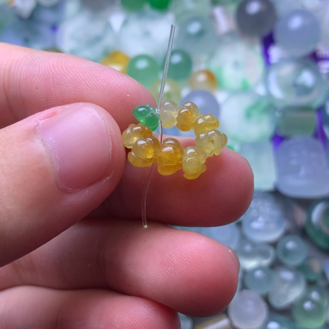 定制翡翠未镶嵌珠子