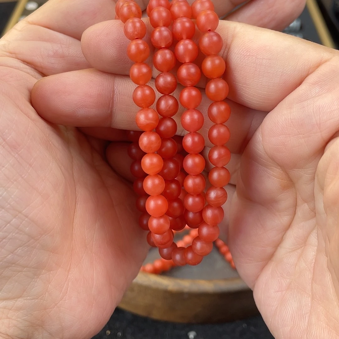 南红玛瑙未镶嵌手链2997950855487487443