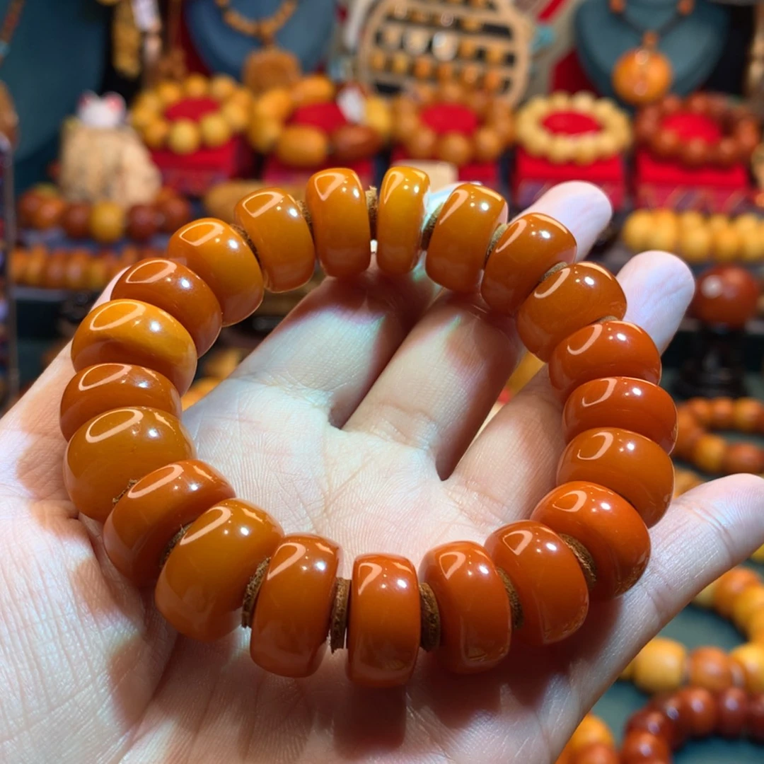 【闪购商品】蜜蜡手串未镶嵌新*蜜蜡手串