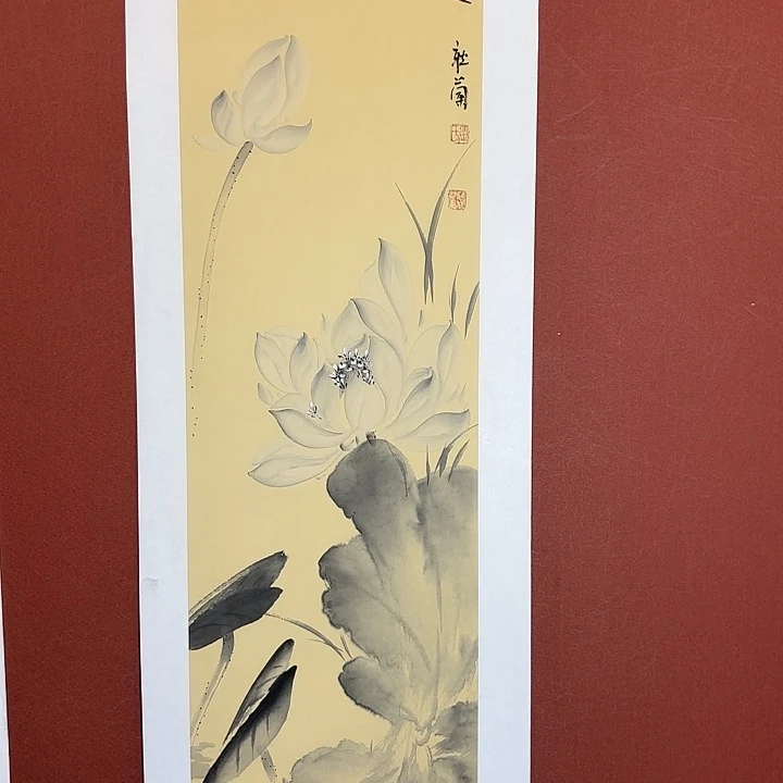 国画听兰老师花鸟