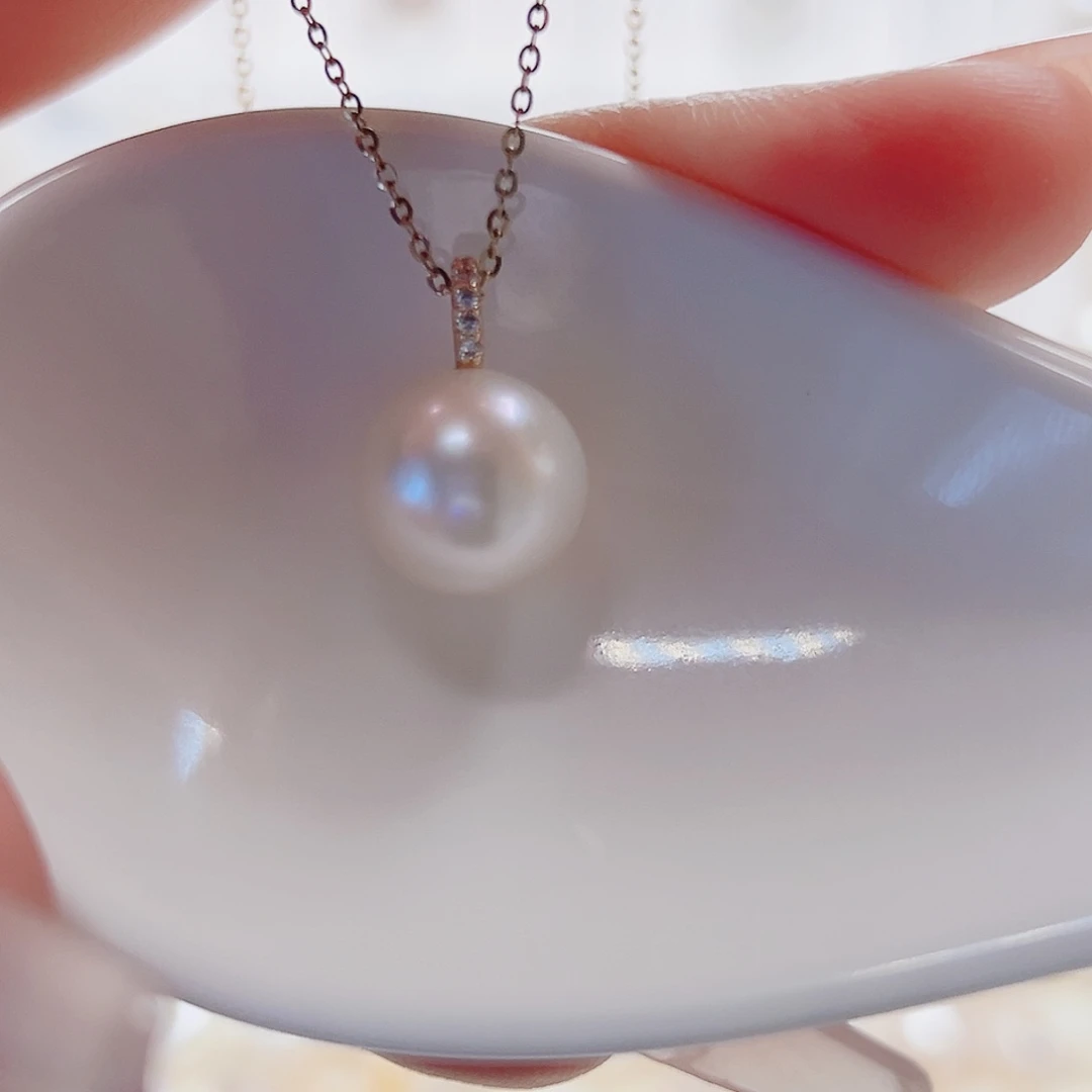淡水珍珠未镶嵌吊坠(赠链)